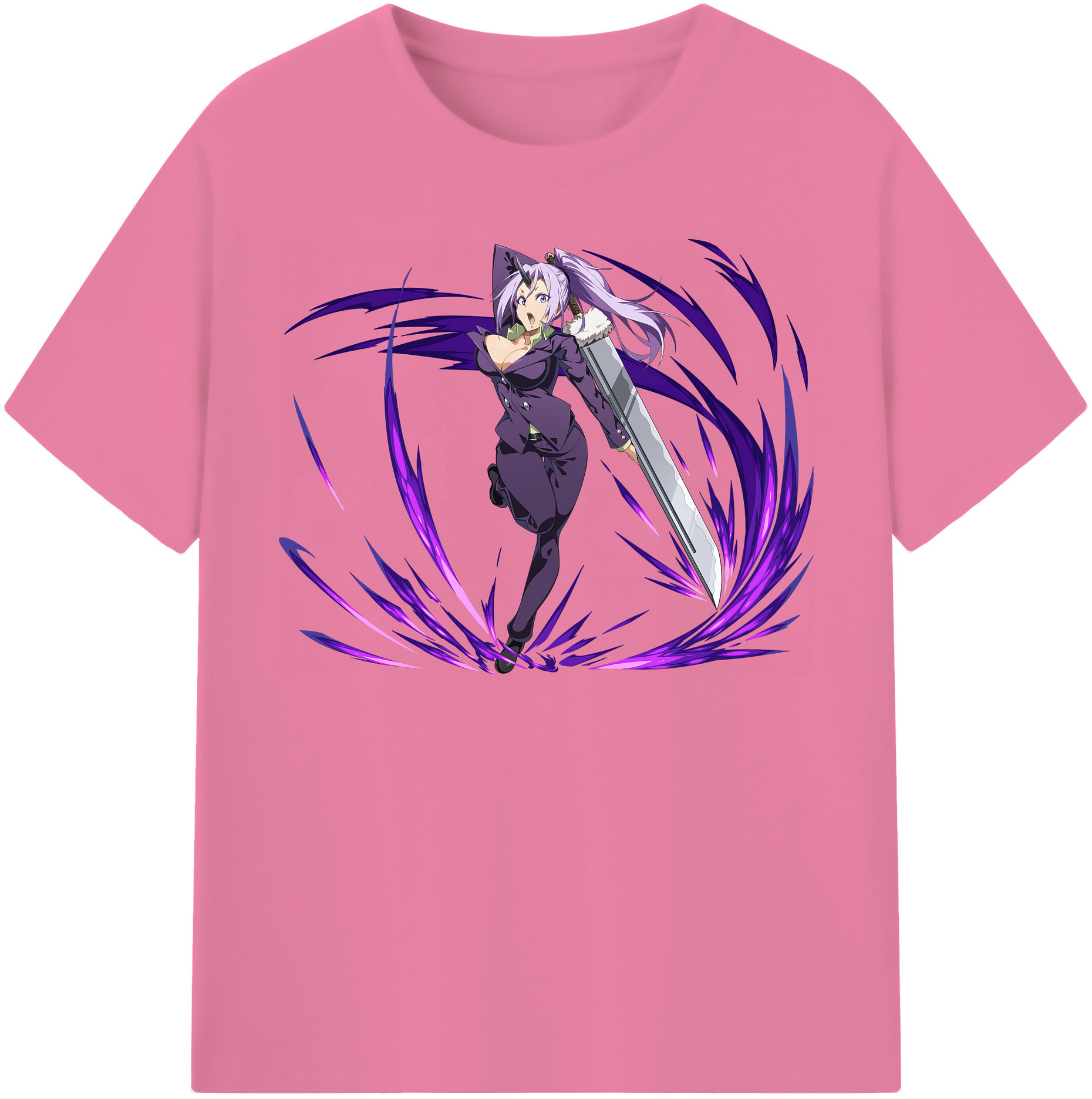（画像用） 転スラ Regarding Reincarnated to Slime 綿100％半袖Tシャツ（フロントプリント）